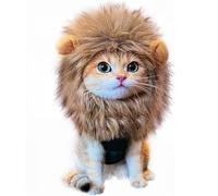 VPOUERY Bello Luna Lion Hair Copricapo per Cani e Gatti Piccoli Lion Mane Parrucca Costume Cosplay per Halloween Festa di Pasqua Festival Party Activity