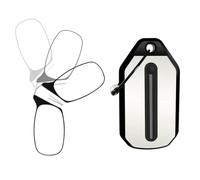 VPOUERY EIH1 Gli ultimi occhiali portatili per anziani Occhiali da Lettura 1.5 Mini Lettore di Naso a Clip per Uomini e Donne Occhiali da Lettura Flessibili Portatili Antiscivolo