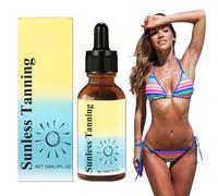 VPOUERY Self-Tanning Drops for Face & Body - Autoabbronzante Corpo, Concentrated Natural Tan Booster - Sunless Tanner for Gradual, Streak-Free Glow - Vegan & Hydrating Formula - 30 ml