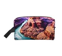 VPPUR Beauty Grand Canyon - Borsa portaoggetti con cerniera, grande capacità, organizer da viaggio per cosmetici, articoli da toeletta e trucco, bianco, taglia unica, Bianco, One Size