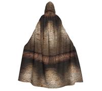 VPPUR Lights Hit The Brick Wall Print Magico Mantello con Cappuccio Mantello con Veste Unisex per feste in maschera Carnevale Decor