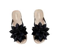 VPQILH Fiore Ciabatte da Donna Estive Comodi Sandali Piatti Donna Bohemia Flip Flop Spiaggia Estivi Eleganti Infradito Scarpe Casual Open Toe Pantofola Piatto Pantofole e Suola Antiscivolo