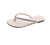 VPQILH Gioiello Infradito Donna Estive Offerta Bassi, Ciabatte Donna Estive Comode Pantofole con Arch Support Spiaggia Piscina Sandali Aperte Ciabatta Mare Leggere Antiscivolo Gomma Suole Scarpe