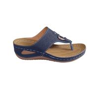 VPQILH Ortopediche Sandali Donna Estive Eleganti Infradito Scarpe con Zeppa Donna Estivi Comode Platform Sandalo Aperte Flip Flop Spiaggia Pantofole Antiscivolo Ciabatte e Attività Outdoor Pantofola