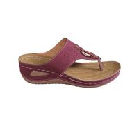 VPQILH Ortopediche Sandali Donna Estive Eleganti Infradito Scarpe con Zeppa Donna Estivi Comode Platform Sandalo Aperte Flip Flop Spiaggia Pantofole Antiscivolo Ciabatte e Attività Outdoor Pantofola