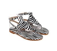 VPQILH Sandali Donna Estivi Offerta Bassi, Infradito Gladiatore Stivali Estivi da Donna Con Borchie Pelle Sintetica Romana Scarpe con Cinturino alla Caviglia Sandalo Antiscivolo Gomma Suole Pantofole