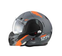 VPR F242 P/J Reverse Flip-Up Motorcycle Helmets - Double Visor Modular Jet Crash Helmet for Racing Sports Touring - Road Legal 22.06 Approved Adult Motorbike Helmets for Men Women