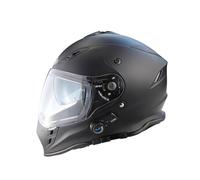 VPR RSV141 Full Face Motorbike Helmets Bluetooth Motorcycle Helmet with Speakers ECE/ACU Gold Approved Double Sun Visor Full Face Helmet Motorbike Adult Racing Touring Crash Helmet (Matt Black,S)