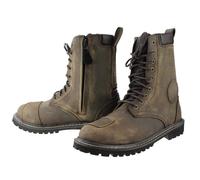 VPR Viper R30 Leather Motorcycle Touring Boots - Motorbike Riding Rugged Boot for Men CE Approved Waterproof - Reinforced Ankle Toe Protection Boot - Brown - 10 UK