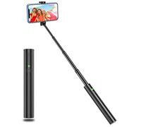 Vproof - Bastone selfie Bloetooth, estensibile, leggero, in alluminio, design compatto, compatibile con iPhone 12 Pro Max/12 Pro/12/11 Pro Max/11 Pro/11/XS Max, Galaxy S20 e altri