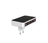 VPSUN Caricatore USB C, connettore piatto, 4 porte, 20 WPD+18 W, QC