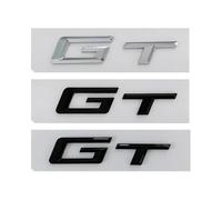 VPVCKMVTVZ Distintivo emblema for baule posteriore auto in ABS 3D adatto for BMW Serie 5 3 320d E36 320 400 650 530 F07 F34 G32 GT Logo Lettere Adesivo Accessori(Glossy Black GT)