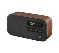 VQ Dexter Radio DAB Plus/DAB con FM Altoparlanti Stereo da 3W Walnut