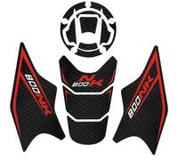 VQLDPX Adesivo Laterale per Serbatoio Carburante per CFMOTO CF800NK CF 800 NK 800NK 2023 Adesivo Protettivo per Serbatoio Protezione Serbatoio Carburante(Rosso)