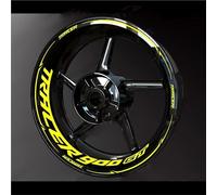 VQLDPX Adesivo per Cerchioni Moto Adesivi per Cerchi Moto Riflettenti per Yamaha Tracer 900GT Tracer 900GT 900 GT Adesivi Decorativi Adesivo per mozzo Ruota(Colore 4)