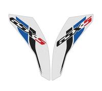 VQLDPX Adesivo Serbatoio Carburante Laterale Motocicletta per Suzuki GSX-S750 GSXS750 GSX S750 GSX-S GSXS GSX S 750 2017-2021 Adesivo Protettivo Protezione Serbatoio Carburante(Bianco)