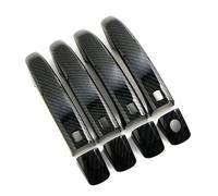 VQLDPX Copertura Per Maniglie Esterne Delle Portiere Auto Per Q3 Q5 A4 B8 2008-2017 Coperture Decorative Per Adesivi Decorativi Porte Copri Maniglia Portiera Auto Forma Decorativ(Nero)