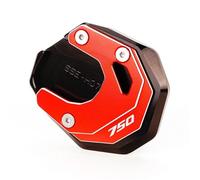 VQLDPX Piastra di Supporto per Cavalletto Laterale per Moto per per Forza 750 per FORZA750 2020-2025, Estensione per Cavalletto Laterale Piastra di Estensione per cavalletto Laterale per(Rosso)