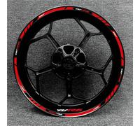 VQLDPX Strisce adesive per Cerchioni Adesivo per Cerchioni di Motociclette per Yamaha YZF R6 YZFR6 YZF-R6 su Cerchione per Mozzo Ruota, 17 Pollici Adesivo Riflettente(Colore 13)