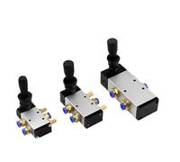 VQRINWIEL 1 pz 4H210-08 5/2 4H310-10 4H-410-15 modalità di Controllo della Maniglia di azionamento Valvola pneumatica Manuale Selezione(4h310-10,With-6mm-Fitting)