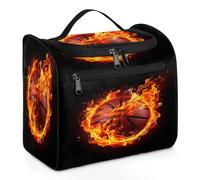 VQUVQV Borsa da toilette da appendere, grande borsa da viaggio per cosmetici, organizer per trucchi per donne e uomini, Canestro da basket