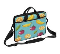 VQUVQV Borsa per computer portatile per uomo e donna, borsa a tracolla impermeabile, borsa messenger per lavoro, viaggi d'affari, Frutta Banane e Arance