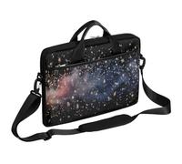 VQUVQV Borsa per computer portatile, unisex, impermeabile, borsa messenger con tracolla, Motivo a stella brillante