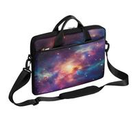 VQUVQV Borsa per computer portatile, unisex, impermeabile, borsa messenger con tracolla, Nebulosa colorata