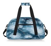 VQUVQV Borsa sportiva da palestra borsone impermeabile borse da viaggio per il fine settimana borse da notte per ragazzi ragazze, Denti di leone che volano nel buio