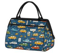 VQUVQV Borsone da viaggio, impermeabile, per sport, palestra, weekender, per la notte, per uomini e donne, Cartone animato Cars