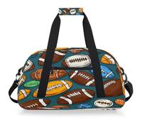 VQUVQV Borsone da viaggio per uomini e donne, impermeabile, per sport, palestra, weekender, pernottamento, Football Americano Patten