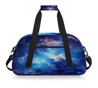 VQUVQV Borsone da viaggio per uomini e donne, impermeabile, per sport, palestra, weekender, pernottamento, Stelle galassia nebulosa