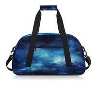 VQUVQV Borsone da viaggio per uomini e donne, impermeabile, per sport, palestra, weekender, pernottamento, Galassia Blu Nebulosa