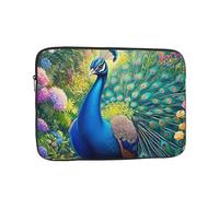 VQUVQV Custodia per computer portatile da 15 pollici, una borsa per computer portatile con pavone maestoso sottile e leggera