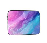 VQUVQV Custodia per computer portatile, rosa blu liquido, borsa da trasporto per computer portatile, fodera morbida, imbottita, con cerniera, per donne e uomini