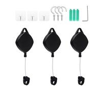 VR, 3 ganci retrattili per cavi Suspensio-n VR, rotabili a 360°, accessori per cavi VR, con ganci per Oculu-s/Rift S/Viv-e/Ps V-r