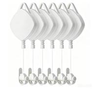 VR CFor Able OrgFor Anizer System per la casa per e commerciFor Al VR configurazioni con CompFor Act FFor e DurFor in grado di alloggiamento ABS (bianco (6 pz))