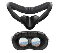 VR Face Pad per Oculus Quest 2, interfaccia facciale e copertura facciale di ricambio compatibile con Meta Quest 2 fori traspiranti in pelle protettiva VR cuscino accessori