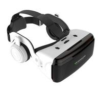 VR Headset, Adjustable 3D Virtual Reality Goggles, HD Lens Viewer with Anti-Blue Light Protection, Soft Face Padding, Wide Phone Compatibility, Movies, Travel, (ABS)