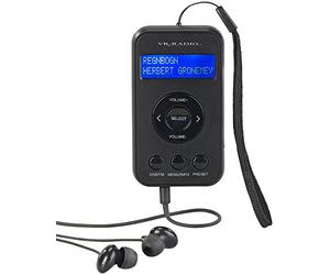 VR-Radio Portable DAB Radios - cuffia Con DAB +: Digitali Radio portatile, DAB+/FM, Batteria (tascabile Con cuffia, Mini TAMPONARE, ricevitore)