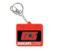 VR46 BAGNAIA-Ducati Dual Line T-Shirt, Multicolore, One Size Unisex-Adulto