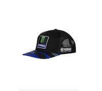 VR46 Cappellino Con Visiera Replica Team Yamaha Monster ,Uomo,One Size,Nero