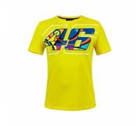 VR46 MAGLIETTA UFFICIALE A MANICHE CORTE GIALLA VALENTINO ROSSI TG. M