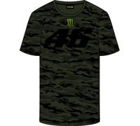 VR46 Racing Apparel Monster Dual Camp, t-shirt S male Verde Scuro