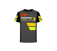VR46 T-Shirt Mooney Dual Antonelli,Uomo,S,Grigio Scuro