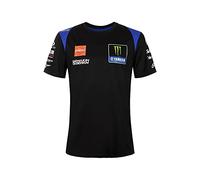 VR46 T-Shirt Replica Yamaha Monster Team,Uomo,XXL,Nero