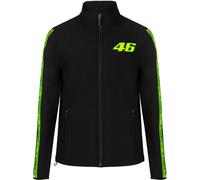 VR46 Tapes Giacca Softshell, nero-giallo, taglia XS per maschi