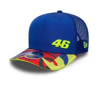 VR46 Valentino Rossi Cappellino Trucker Baseball Ufficiale Vale Regolabile Blu