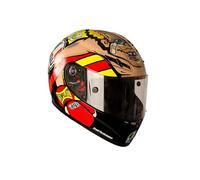 VR46 Valentino Rossi Casco Replica Miniatura 1:5 Mini Casco MotoGP_GP Misano 2012, Unisex