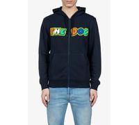 VR46 Valentino Rossi Monster Energy Felpa Con Zip Completa Navy Unisex